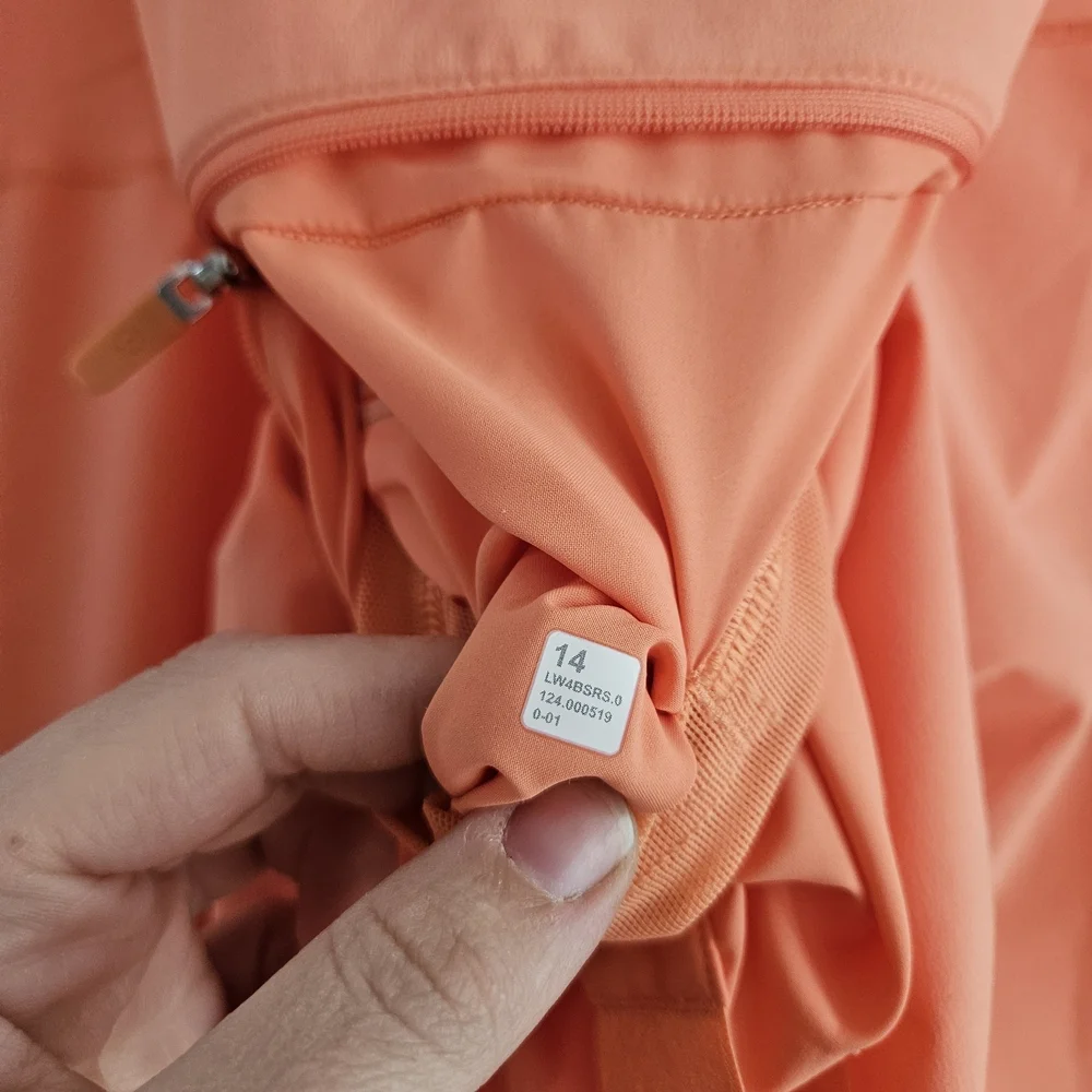 lululemon athletica Mist Over Windbreaker Apricot Color Size 14 - Picture 6 of 9